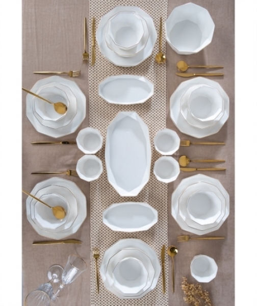 Acar Diamond Collection 34 Parça Yemek Takımı