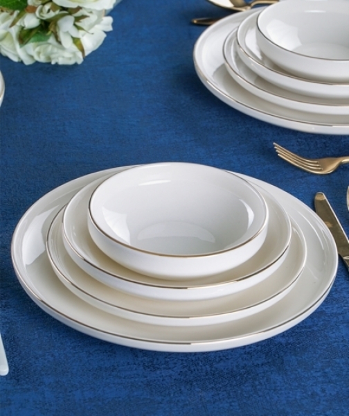 Acar Semazen Gold 24 Parça Yemek Takımı