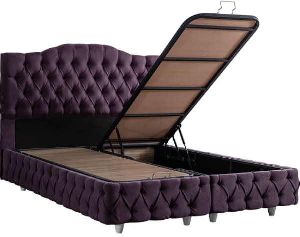 Cesur Viyana Premium Pedli 150x200 Baza+Başlık+Yatak Seti
