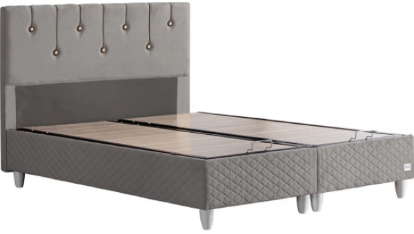 Cesur Lale Premium Pedli 150x200 Baza+Başlık+Yatak Seti