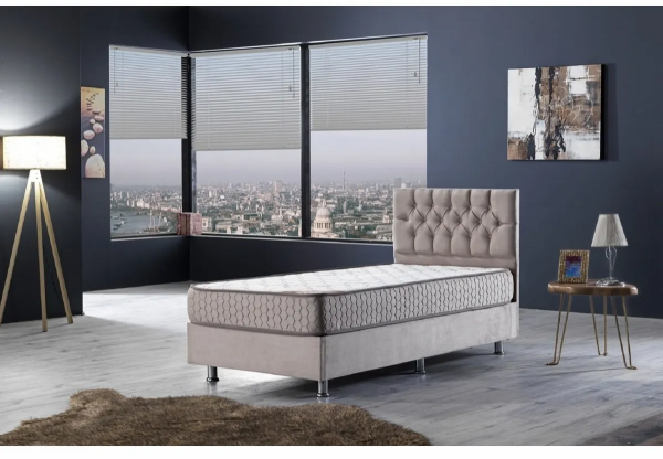 Dakron Luxury 90x190 Baza+Başlık+Yatak Seti