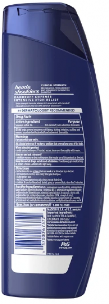 Head & Shoulders Clinical Strength Kepeğe Karşı Yoğun Kaşıntı Giderici 400 ml Şampuan