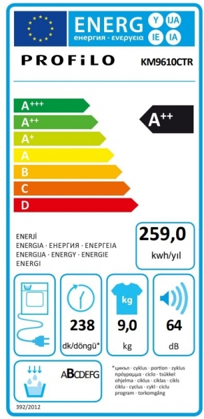 Profilo KM9610CTR Isı Pompalı Kurutma Makinesi