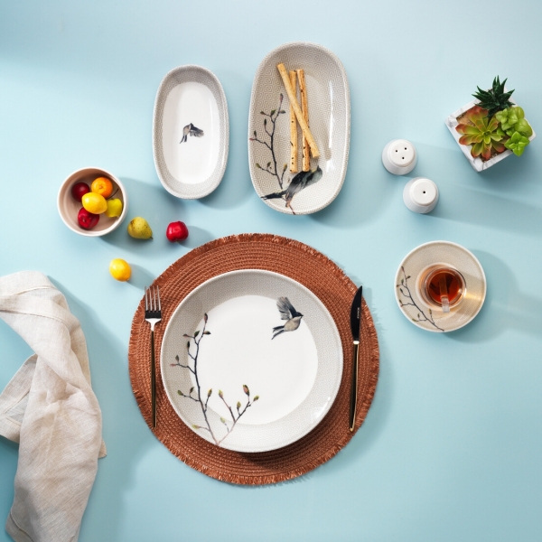 Schafer Charlotte GRI01 32 Parça Kahvaltı Takımı