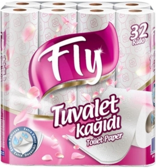 Fly Pembe Tuvalet Kağıdı 32 Rulo