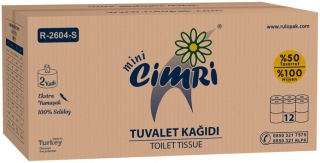 Rulopak Mini Cimri Tuvalet Kağıdı 12 Rulo