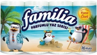 Familia Parfümlü Yaz Serisi Tuvalet Kağıdı 16 Rulo