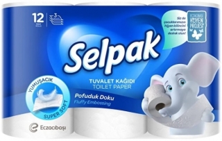 Selpak Hijyen Tuvalet Kağıdı 12 Rulo