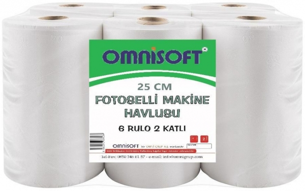Omnisoft Fotoselli Makine Kağıt Havlu 6 Rulo