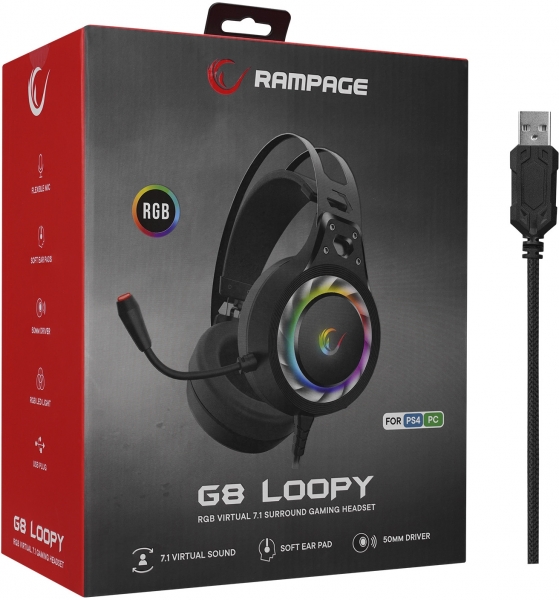 Rampage G8 Loopy Kablolu Kulaklık