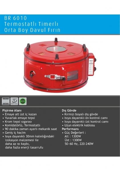 Bari 6010 Davul Fırın