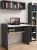 Bimossa U1030 Nurbanu Antrasit/Beyaz Çalışma Masası