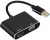 Alfais 4933 USB 3.0 to HDMI VGA 3.5mm Dönüştürücü