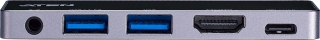 Aten USB-C Travel Dock With Power Pass Through Dönüştürücü