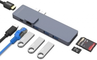 Daytona FC18 8in2 Type-C to USB 3.0 SD HDMI Dönüştürücü