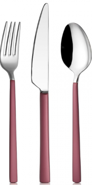 Avcı Pink Touch Mat 84 Parça Çatal Kaşık Bıçak Takımı