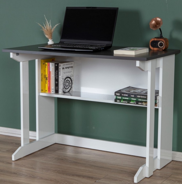 Enda Home Pillar Raflı Çalışma Masası