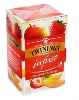 Twinings Strawberry & Mango Bardak Poşet Çay 20 Adet