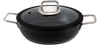 Jumbo Dublin Black 7 Parça Granit Tencere ve Tava Seti