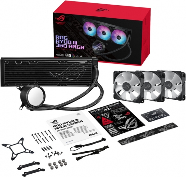 Asus ROG Ryuo III 360 İşlemci Soğutucu (3 adet)