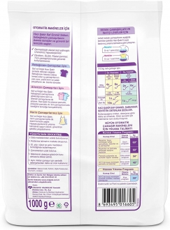 Hacı Şakir Granül Matik Lavanta Çamaşır Deterjanı 1 kg