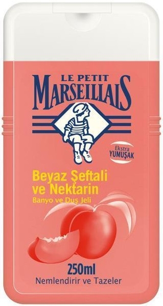 Le Petit Marseillais Beyaz Şeftali ve Nektarin 250 ml Duş Jeli