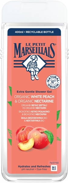 Le Petit Marseillais Beyaz Şeftali ve Nektarin 400 ml Duş Jeli