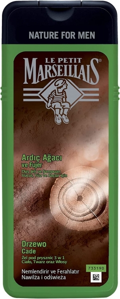 Le Petit Marseillais For Men Ardıç Ağacı ve Füjer 400 ml Şampuan