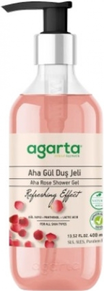 Agarta Doğal Aha Gül 400 ml Duş Jeli