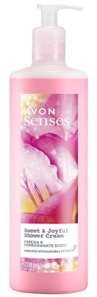 Avon Senses Sweet & Joyful Kremsi 720 ml Duş Jeli