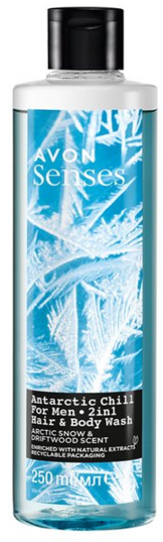 Avon Senses Antarctic Chill 2'si 1 Arada 250 ml Şampuan