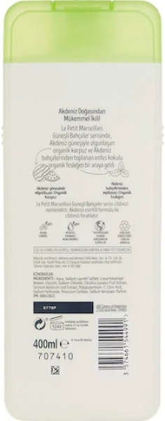 Le Petit Marseillais Organik Karpuz ve Fesleğen 400 ml Duş Jeli