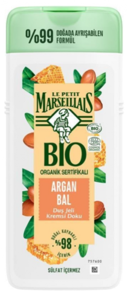 Le Petit Marseillais Bio Organik Argan Bal 400 ml Duş Jeli