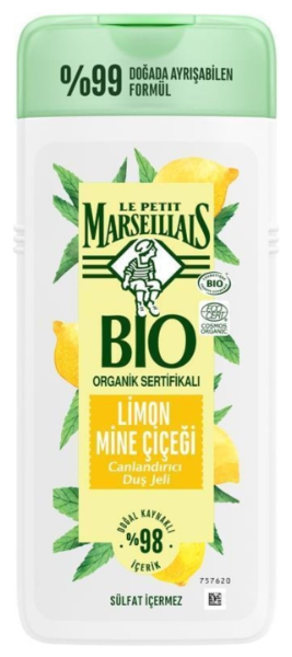 Le Petit Marseillais Bio Organik Limon Mine Çiçeği 400 ml Duş Jeli