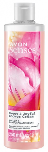 Avon Senses Sweet & Joyful Kremsi 250 ml Duş Jeli