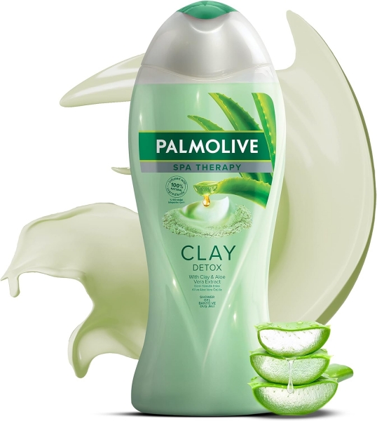 Palmolive Spa Therapy Clay Detox Kil ve Aloe Vera 500 ml Duş Jeli