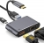 Techmaster Type-C 4in1 4K HDMI VGA USB 3.0 Type-C Dönüştürücü