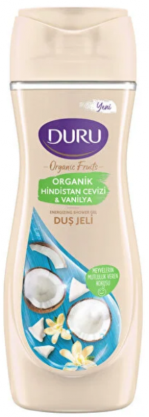 Duru Organic Fruits Hindistan Cevizi ve Vanilya 450 ml Duş Jeli