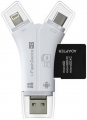 Techmaster Type-C Micro USB Kart Okuyucu SD Multi resim