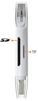 Techmaster Type-C Micro USB Kart Okuyucu SD Multi Dönüştürücü