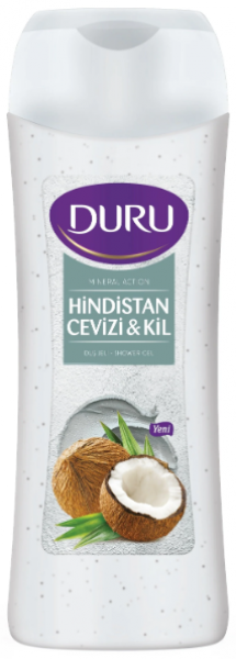 Duru Mineral Action Hindistan Cevizi ve Kil 450 ml Duş Jeli