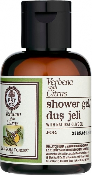 Eyüp Sabri Tuncer Verbena Citrus Organik Zeytinyağlı 50 ml Duş Jeli