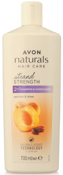 Avon Naturals Kayısı ve Shea Yağı 2'si 1 Arada 700 ml Şampuan