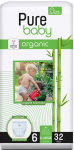 Pure Baby Organik Bambulu Külot 6 Beden 32 Adet resim