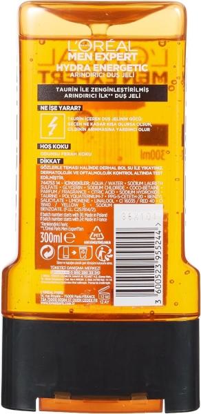 Loreal Paris Men Expert Hydra Energetic 300 ml Duş Jeli