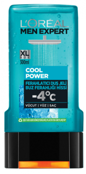 Loreal Paris Men Expert Cool Power 300 ml Duş Jeli