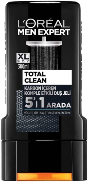 Loreal Paris Men Expert Total Clean 5'i 1 Arada 300 ml Duş Jeli