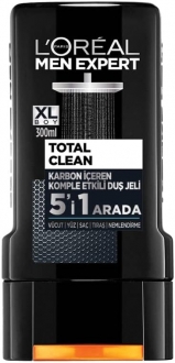 Loreal Paris Men Expert Total Clean 5'i 1 Arada 300 ml Duş Jeli