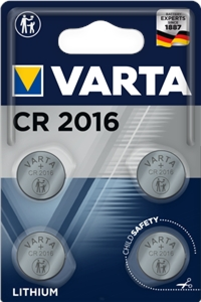 Varta CR2016 4'lü Düğme Pil