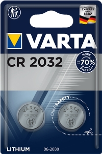 Varta CR2032 2'li Düğme Pil